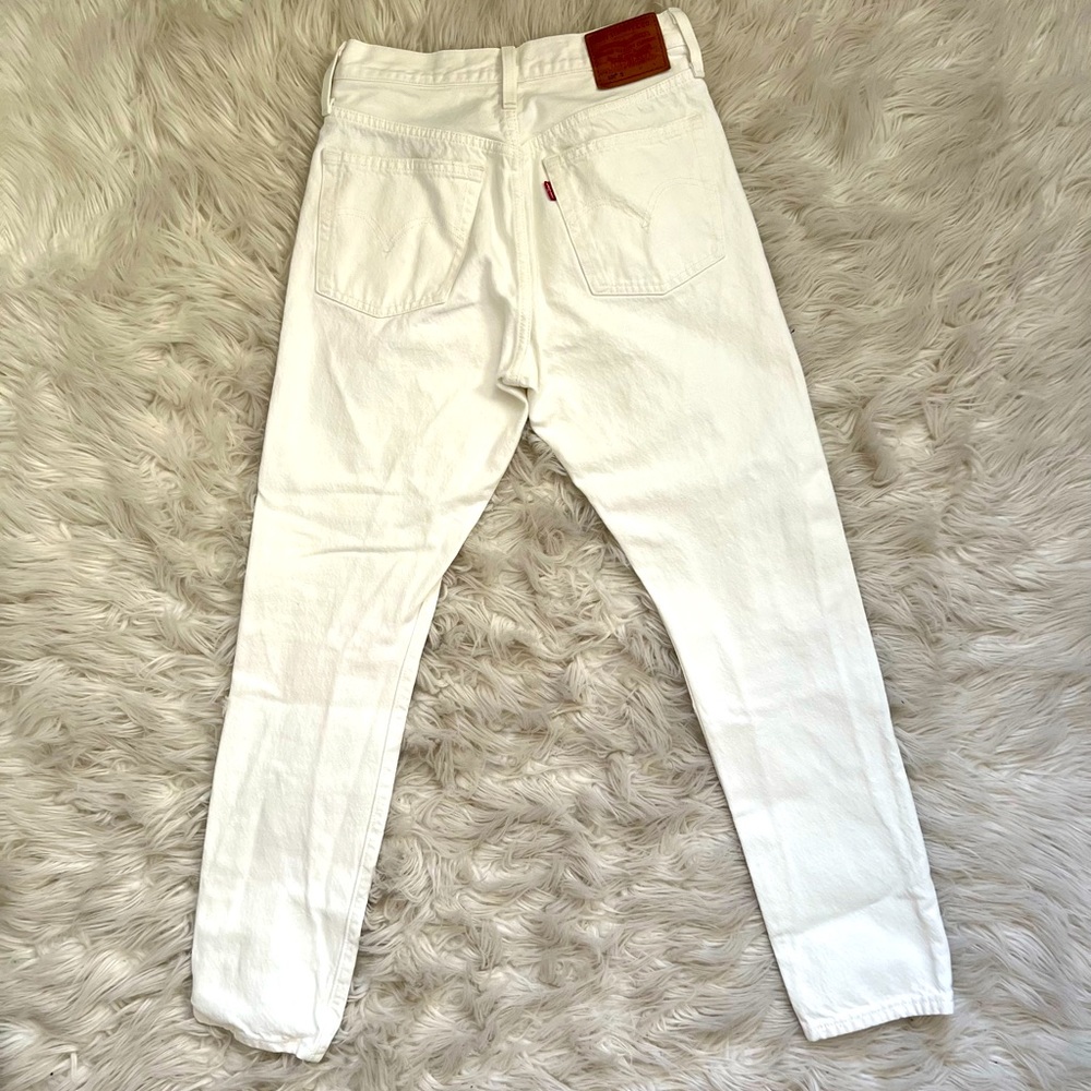 Levi’s 501 White Jeans